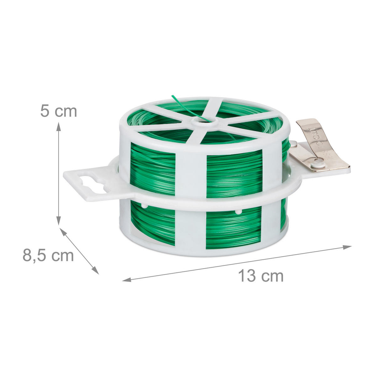 4XGARTENDRAHT - Multicolor, Kunststoff/Metall (5cm) - Relaxdays