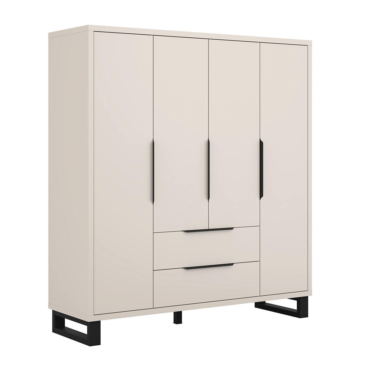 OMARA ZA OBLAČILA Eden Kašmir - kašmir, leseni material (190.7/210.3/60cm) - Petits-meubles
