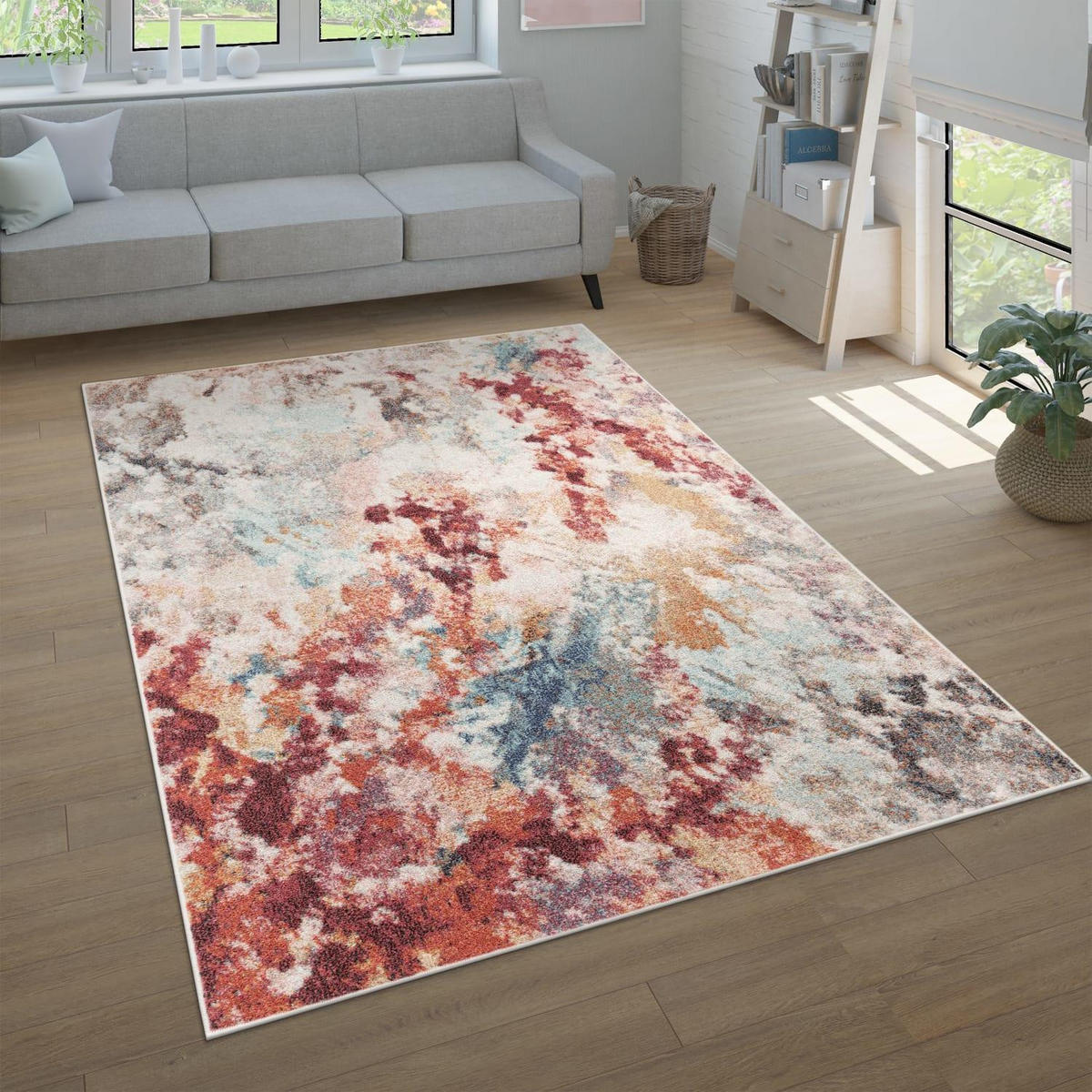 KURZFLORTEPPICH 120/160 RYAN 932 - Multicolor, Kunststoff (120/160cm) - Paco Home