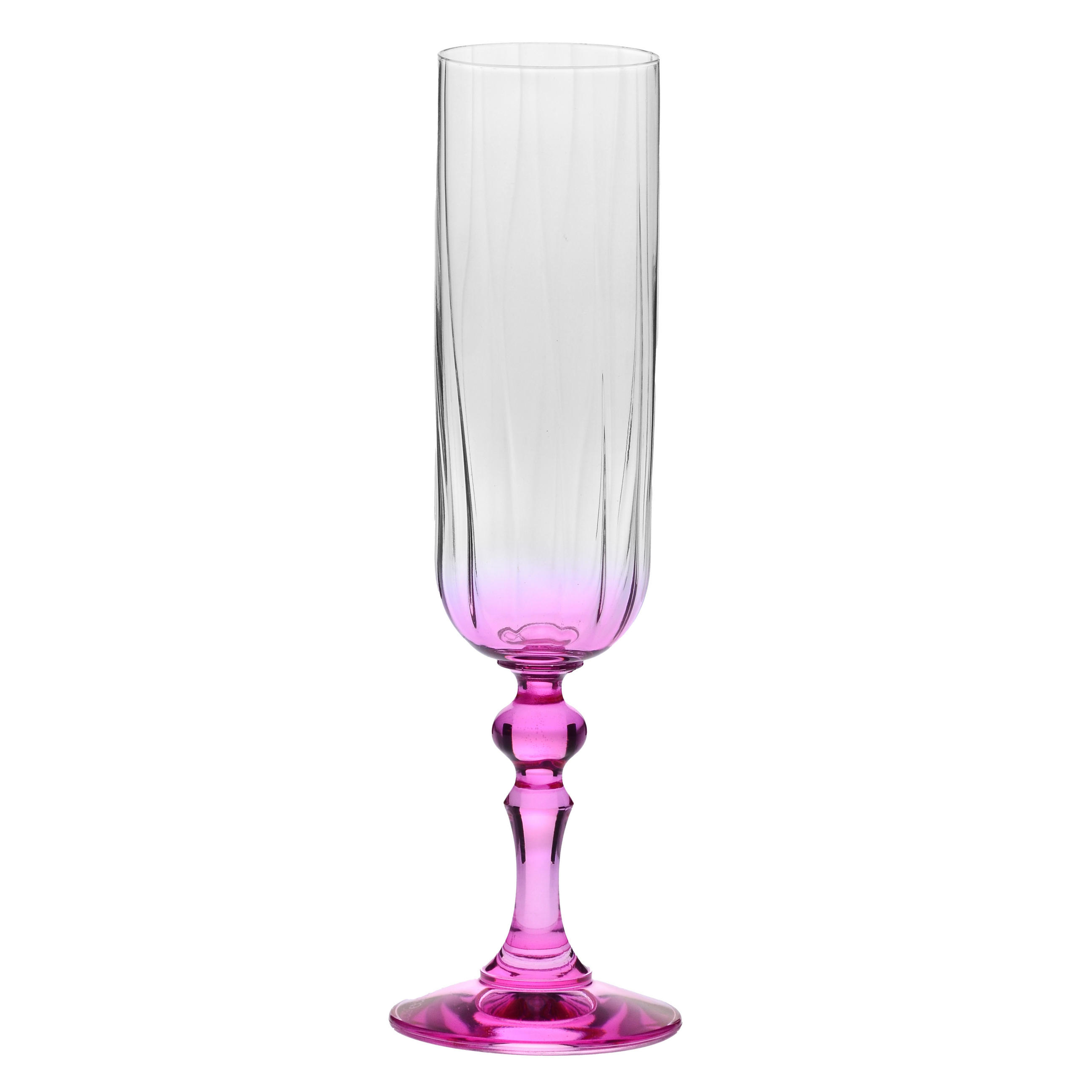 SEKTGLÄSER, 2er-Set, 200 ml - Pink, Glas (0.2L) - Krosno Glass