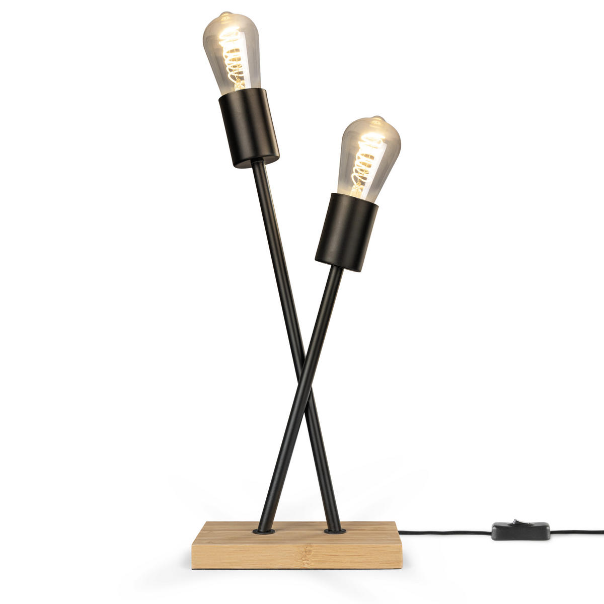 TISCHLAMPE Iks Tl - Naturfarben, Metall (18/10/41cm) - Paco Home