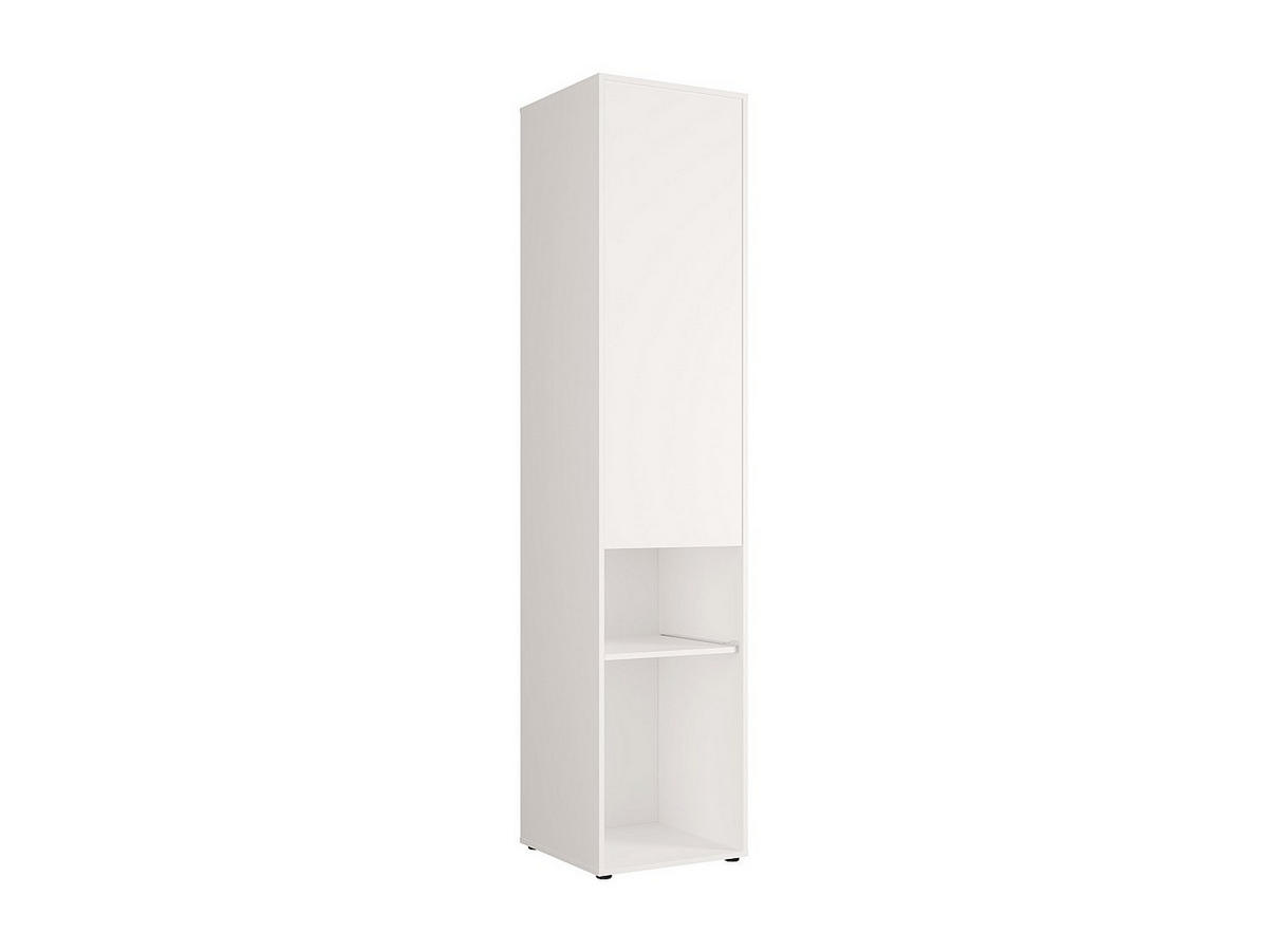 KLEIDERSCHRANK - 50 cm x 50 cm - Holz, Platte - Weiß - MOVELINO - Weiß, Holz (50/225.1/50cm) - Vente-Unique
