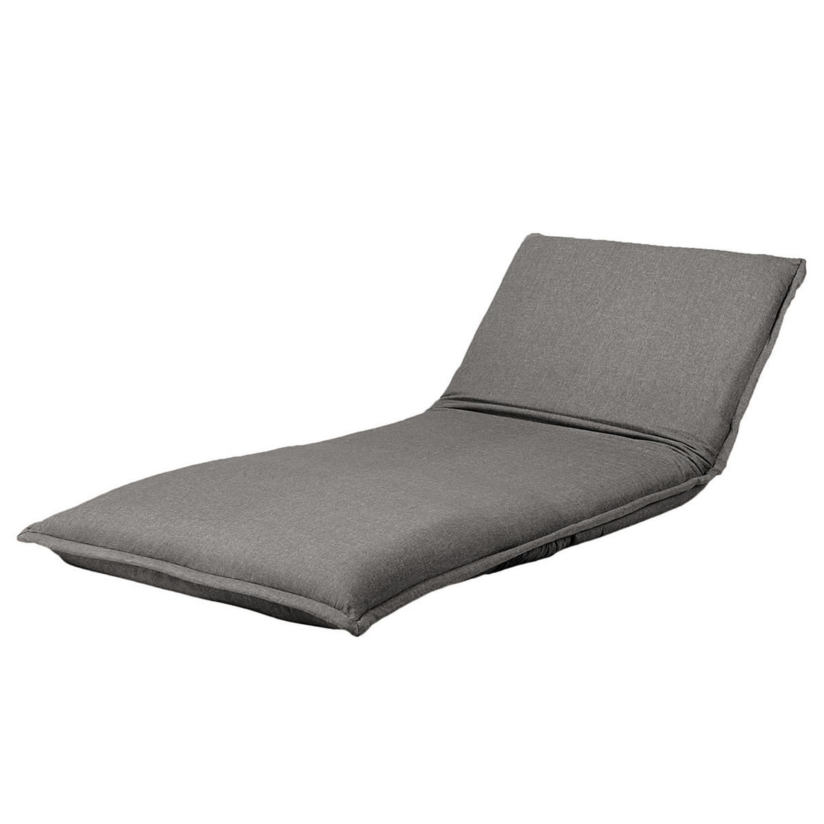 SCHLAFSESSEL - Grau, Textil/Metall (100/73/85cm) - home24