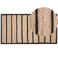 KURZFLOR-TEPPICH Karadona 150/80 cm - Beige, Naturmaterialen (80/150cm) - Beliani