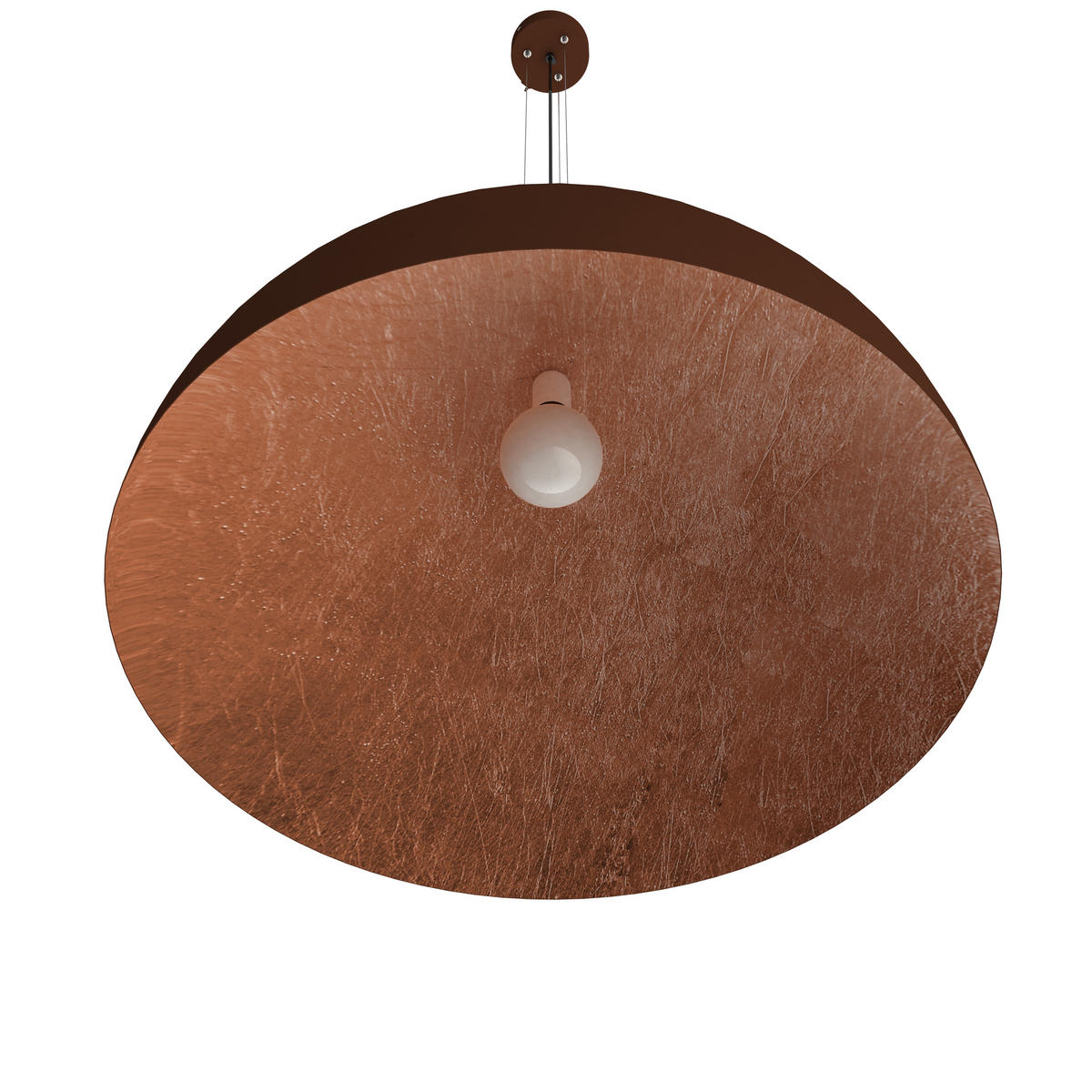 HÄNGELEUCHTE - Braun, Metall (80/80/40cm) - Lumicom