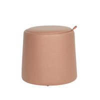 POUF Lisianthus mit Stauraum 45/45/42 cm - Rosa, Holz (45/42/45cm) - Mobili Rebecca