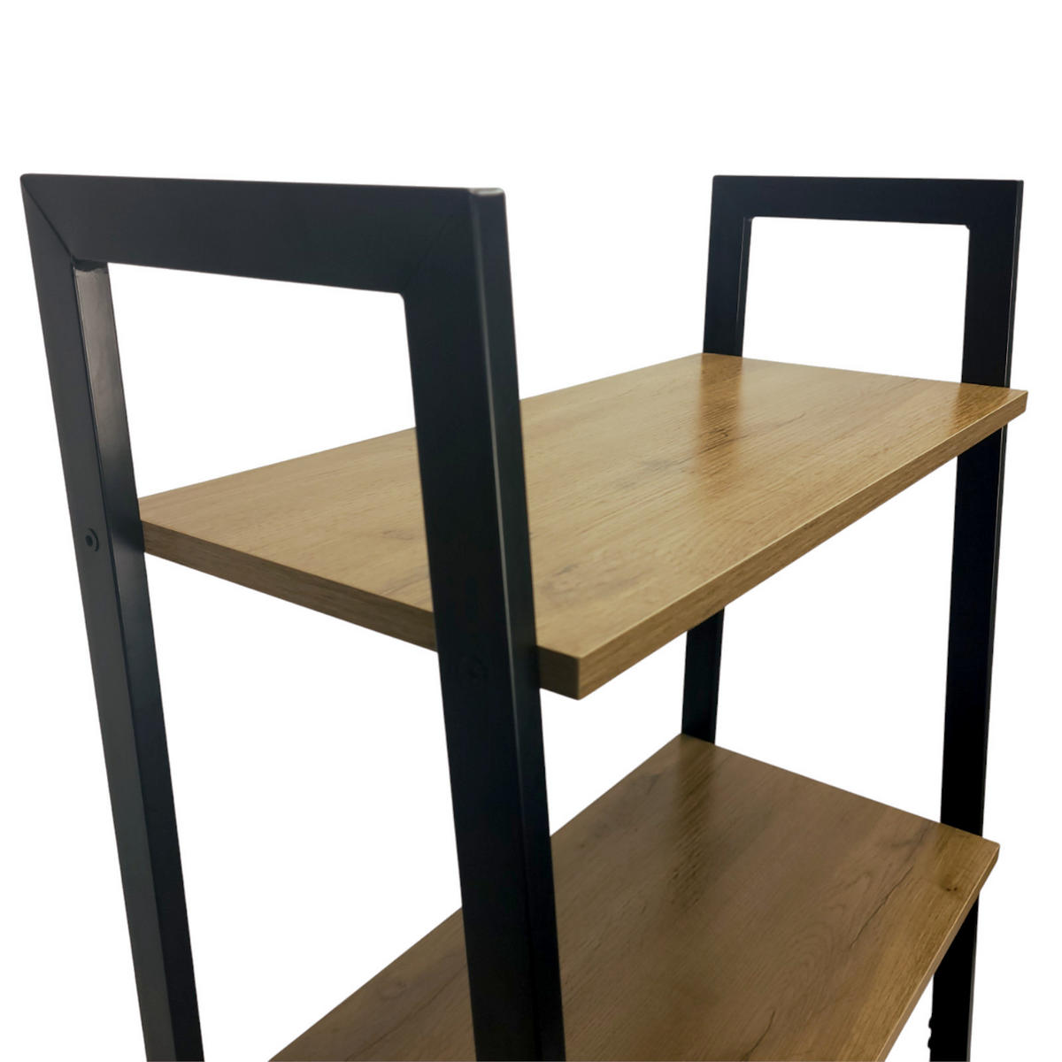 REGAL Metall Holzoptik Hellbraun 4 Böden 56/34/137 cm - Hellbraun, Holzwerkstoff (56/138/34cm) - Begryf