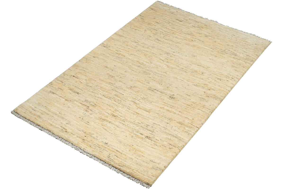 GABBEH-TEPPICH handgeknüpft Beige 200/147 cm Schurwolle - Beige, Textil (147/200cm) - Looma
