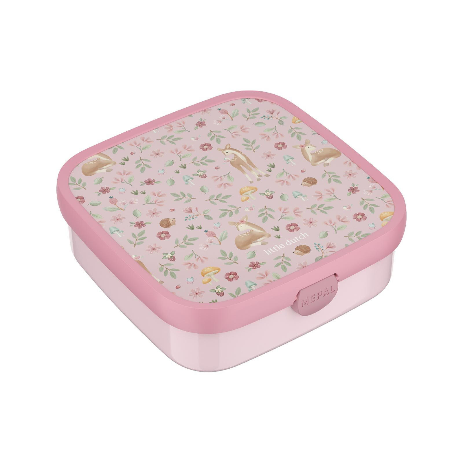 BROTDOSE XL Campus (2025) Fairy Garden 1,3 l - Pink/Rosa, Kunststoff (18.2/6.1/18.2cm) - Mepal