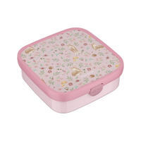 BROTDOSE XL Campus (2025) Fairy Garden 1,3 l - Pink/Rosa, Kunststoff (18.2/6.1/18.2cm) - Mepal