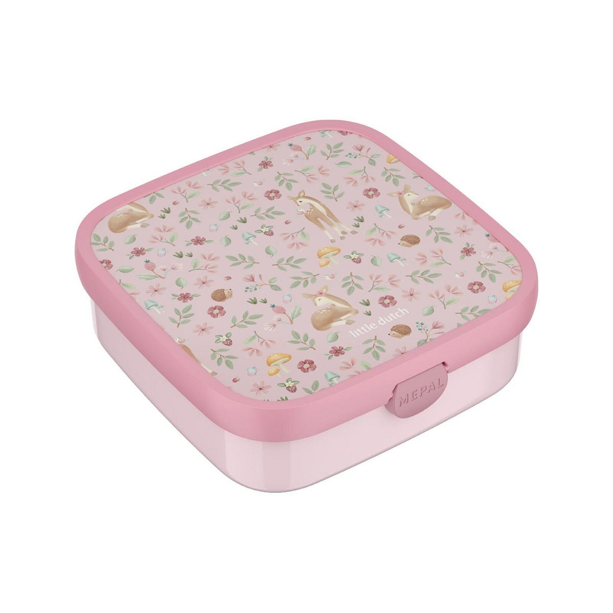 BROTDOSE XL Campus (2025) Fairy Garden 1,3 l - Pink/Rosa, Kunststoff (18.2/6.1/18.2cm) - Mepal