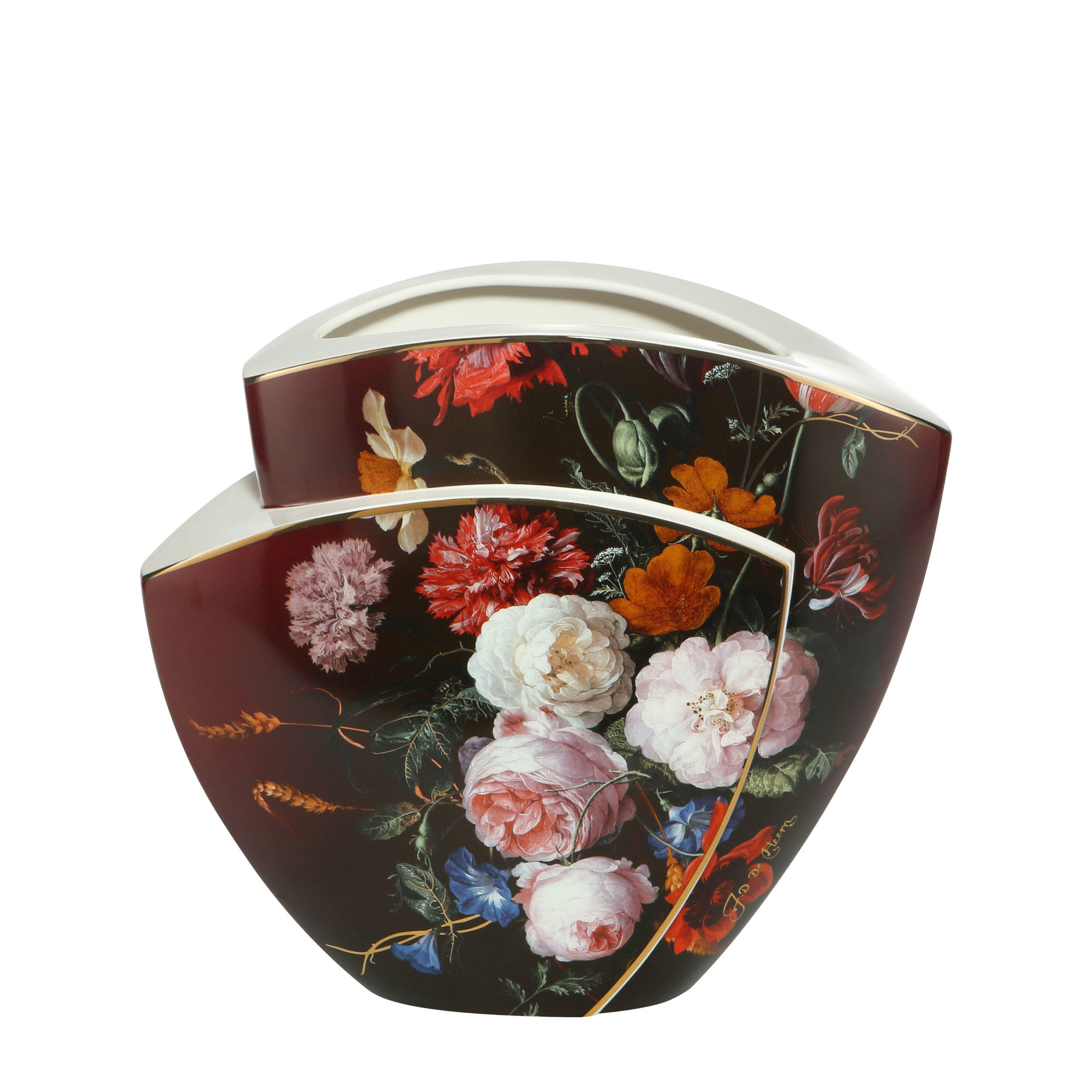 VASE Jan Davidsz de Heem - Blumen in Vase, Porzellan, Bunt, 29 cm - Multicolor, Keramik (29cm) - Goebel