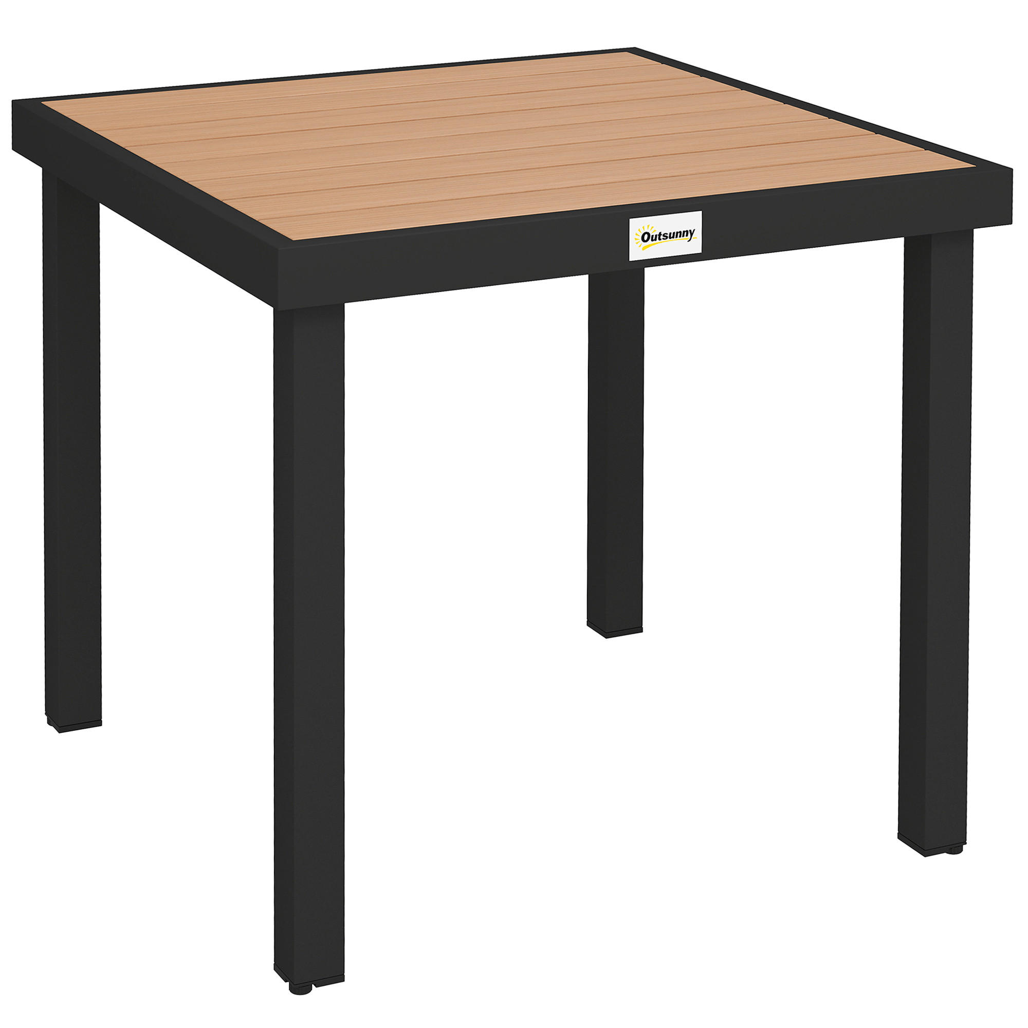 ComfortXL Gartentisch Natur 78x74x78 cm