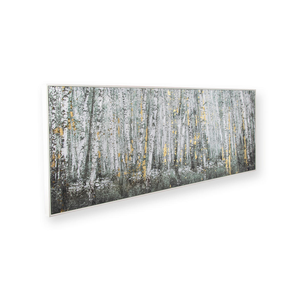 LEINWANDBILD - Birkenwälder - 40x100cm - Braun - Braun, Holzwerkstoff (100/40cm) - Art for the Home