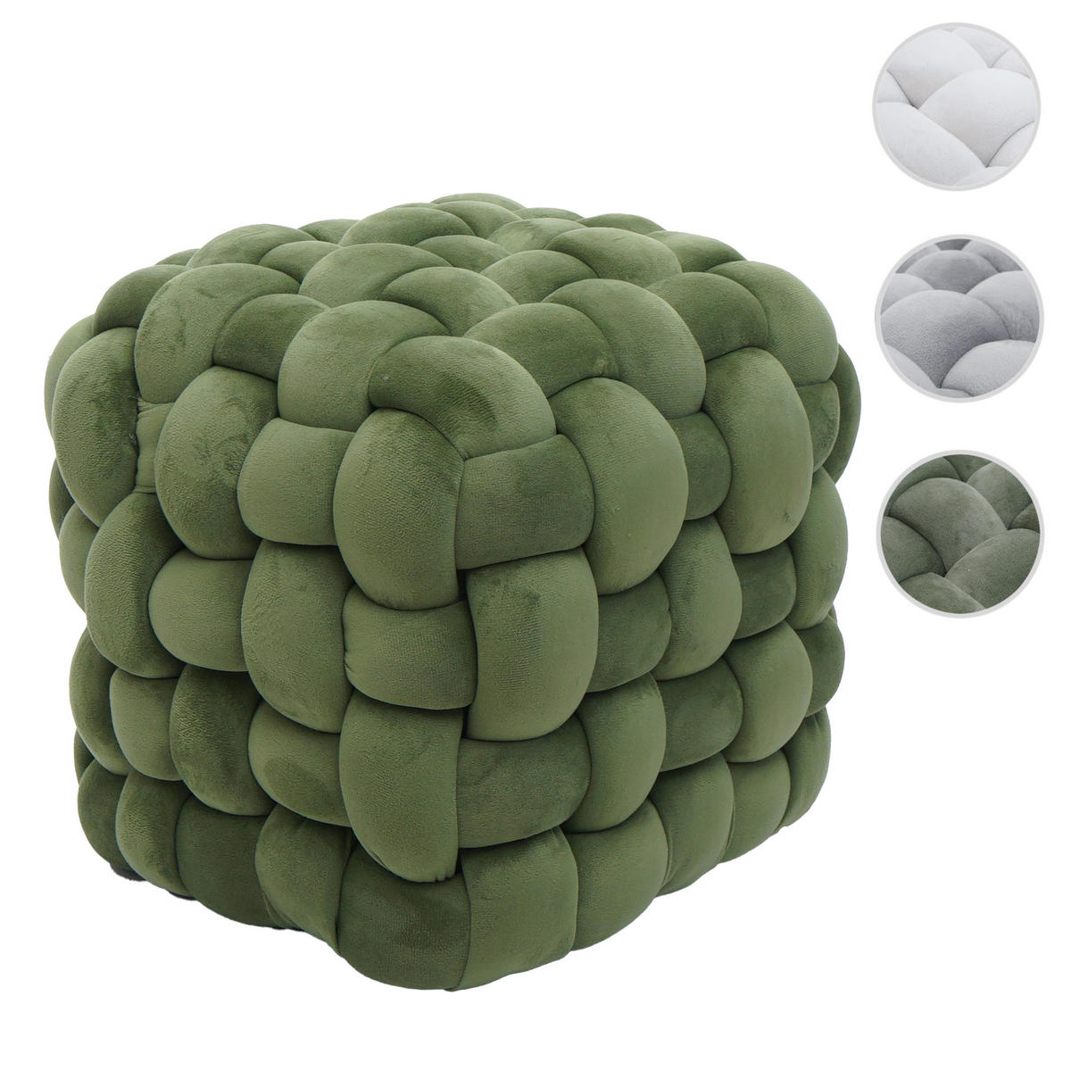 HOCKER Green - Grün, Textil (39/39/39cm) - MCW
