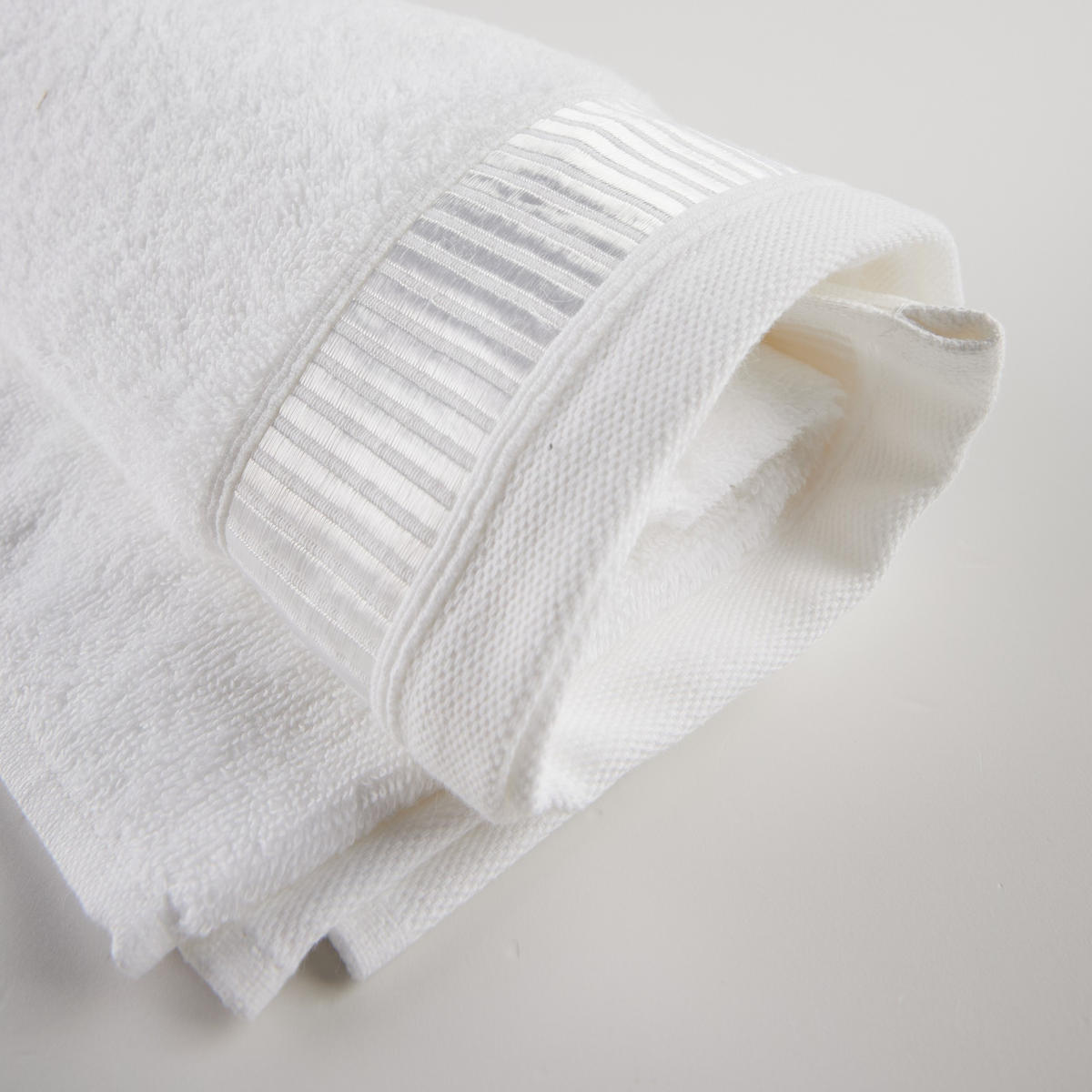 BADETUCH Alicanty - Weiß, Textil (50/90cm) - home&you