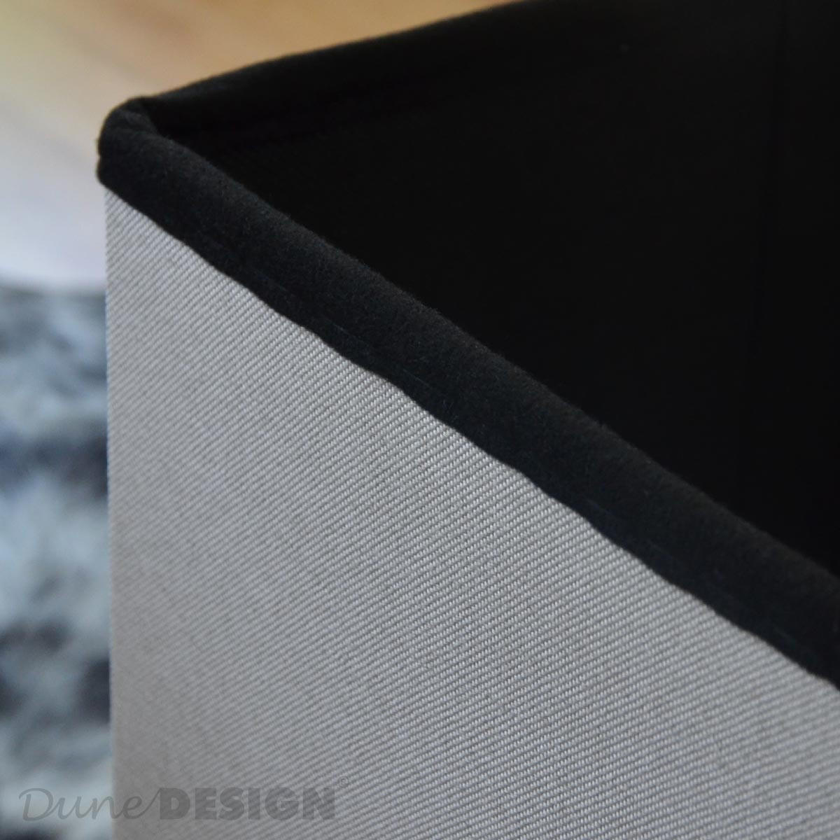 SITZWÜRFEL 38/38 cm, Faltbar 42 Liter Beige-Grau - Beige, Kunststoff (38/38/38cm) - Dunedesign