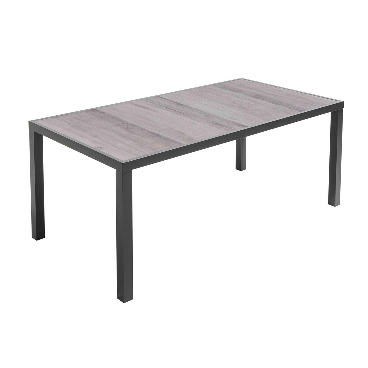 GARTENSET 9-tlg., Grau - Grau, Metall - Oviala