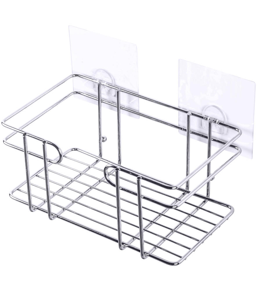 DUSCHABLAGE 22,8 x 14 x 10,5 Transparent - Transparent, Metall (22.8/14/10.5cm) - Sanilo