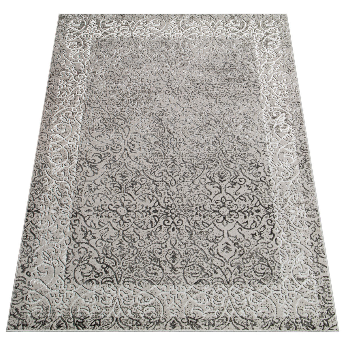 TEPPICH ARES Hellgrau 300/400 cm - Hellgrau, Kunststoff (300/400cm) - Tapiso