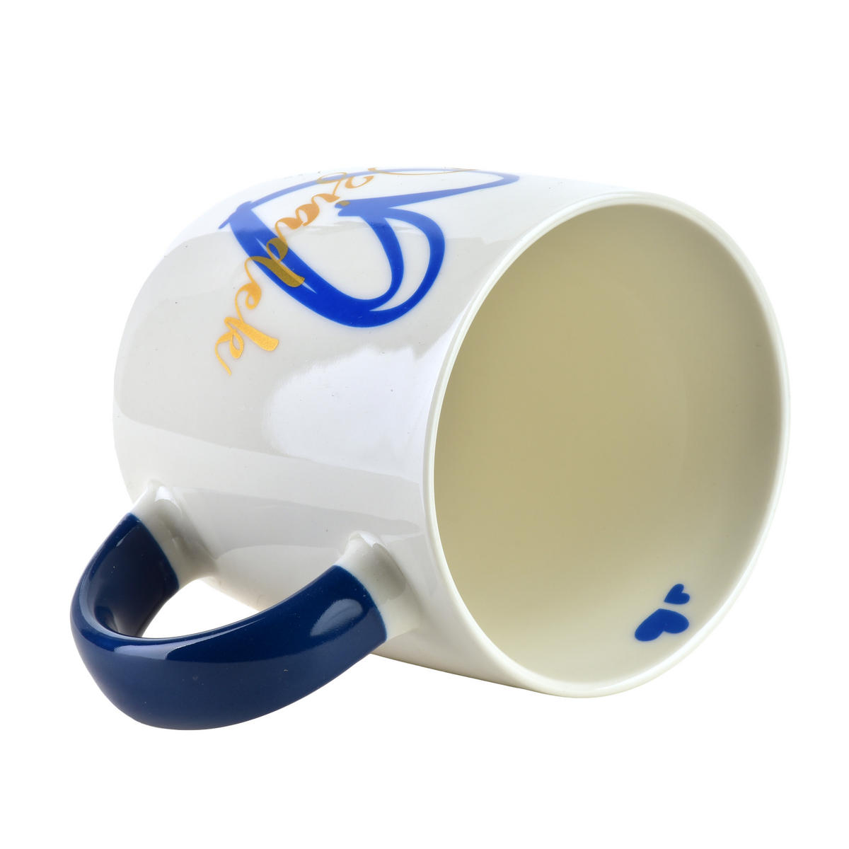 HRNEK DZIADEK, porcelán, 350 ml, 8,5/12/9 cm - modrá, keramika (0.35L) - Mondex