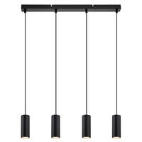 PENDELLEUCHTE Nora 60/5/10 cm - Schwarz, Metall (60/5/10cm) - ZMH