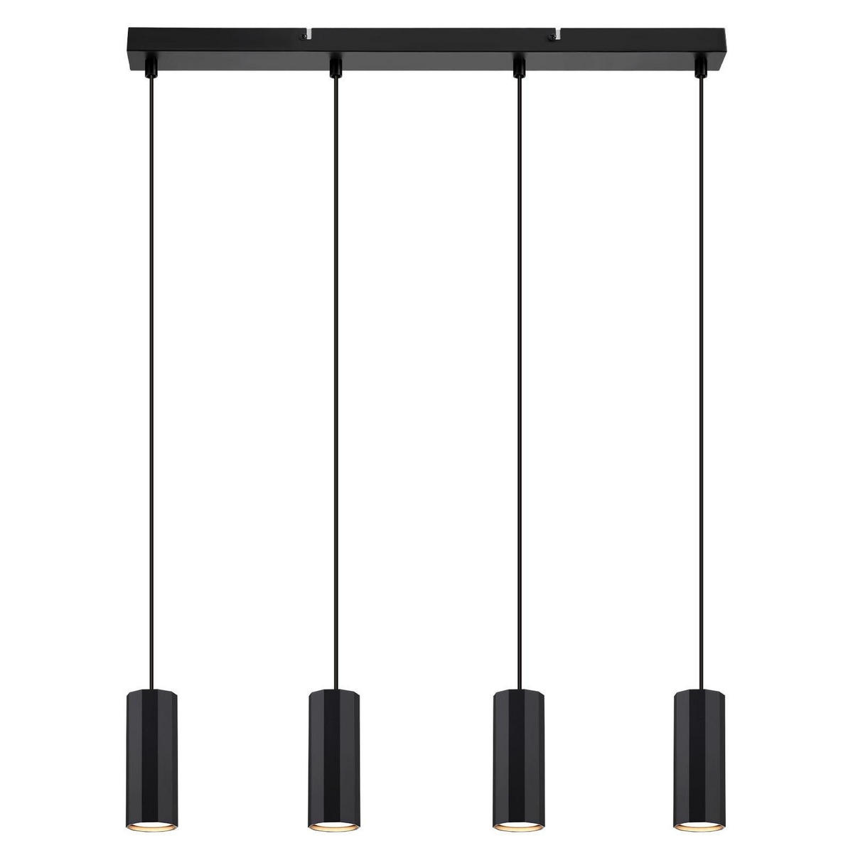 PENDELLEUCHTE Nora 60/5/10 cm - Schwarz, Metall (60/5/10cm) - ZMH