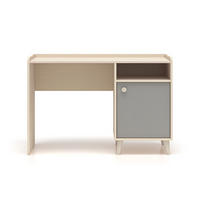 SCHREIBTISCH Alycia Beige - Grau - Holzeffekt - Grau, Holz (120/80/58cm) - Petits-meubles