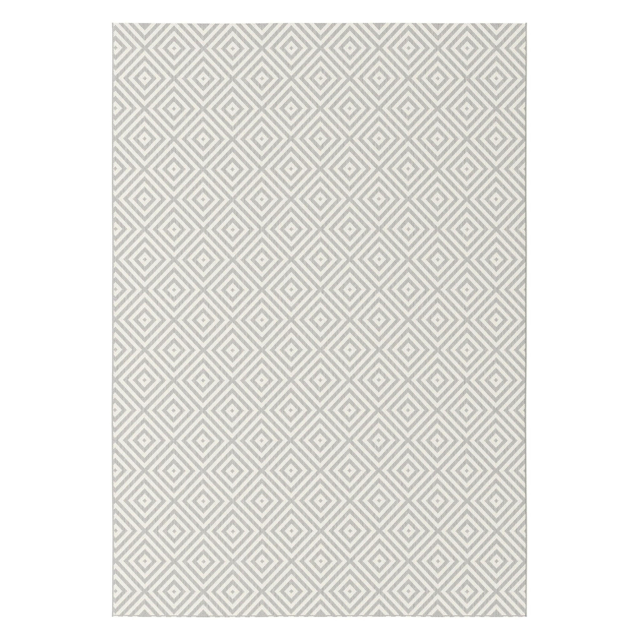 TEPPICH für Innen- und Außenbereiche grau - Grau, Textil (80/150cm) - AFK Living