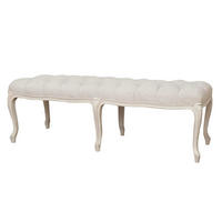 OTTOMANE VERONA Beige 150x53x50 cm - Beige, Holz (150/50/53cm) - FURNLUX