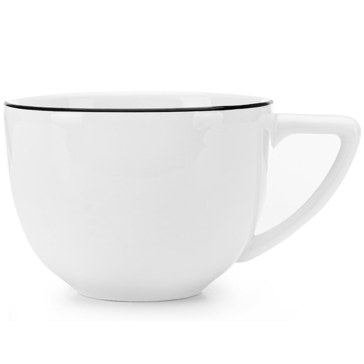 KAFFEESERVICE CARLINA 6-Personen 18-tlg - Weiß, Keramik (19/2/19cm) - KONSIMO®