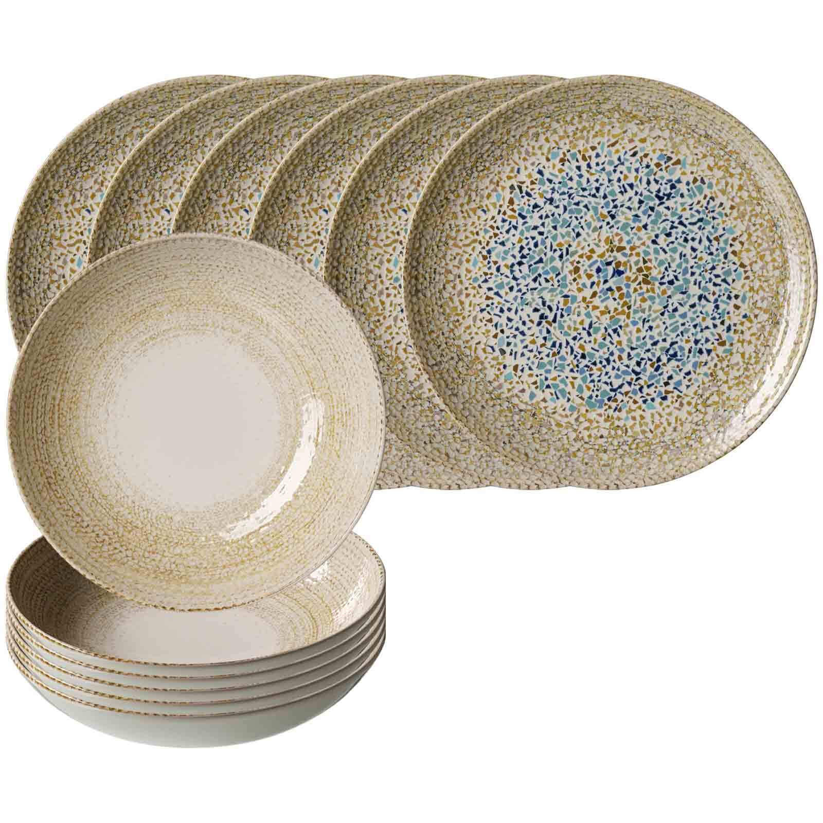 TAFELSERVICE Rimini beige 12er Set - Beige, Keramik (1/1/1cm) - Ritzenhoff Breker