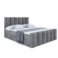 BOXBETT BOXI1-Z - 140x200 cm - H3 - Dunkelgrau - Dunkelgrau, Holzwerkstoff (140/200cm) - ALTDECOR