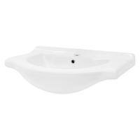 WASCHBECKEN - Weiß, Keramik (51.5/21.5/77cm) - ML-DESIGN