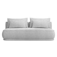 SCHLAFSOFA Leanno Grau Chenille 210 cm - Schwarz/Grau, Kunststoff/Textil (210/74/115cm) - Selsey