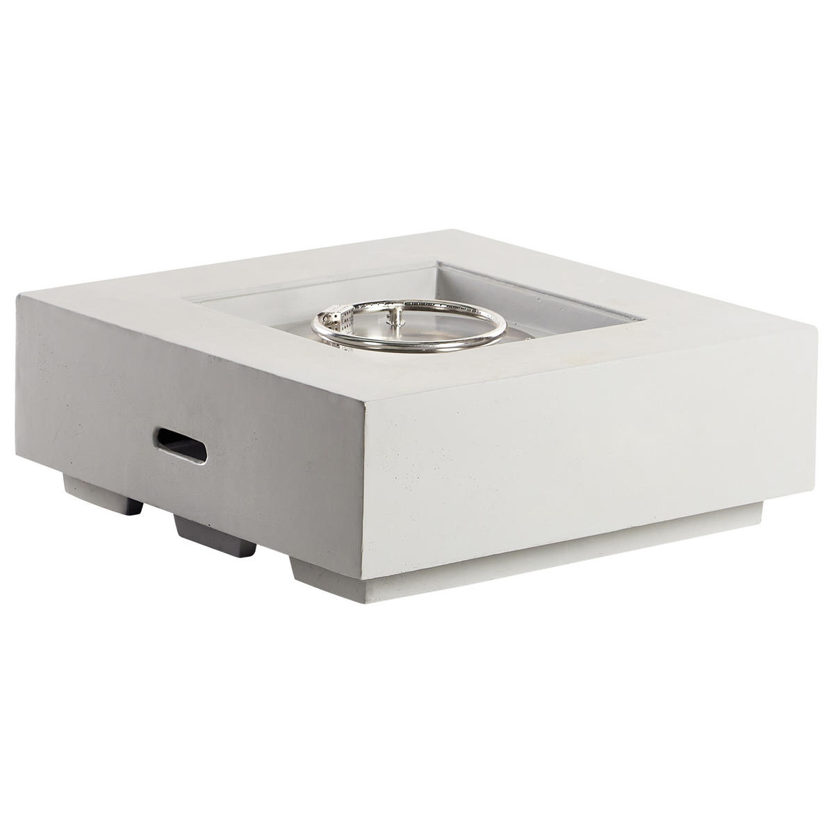 FEUERSTELLE Grau Hekla - Grau, Stein (88/32/88cm) - Beliani