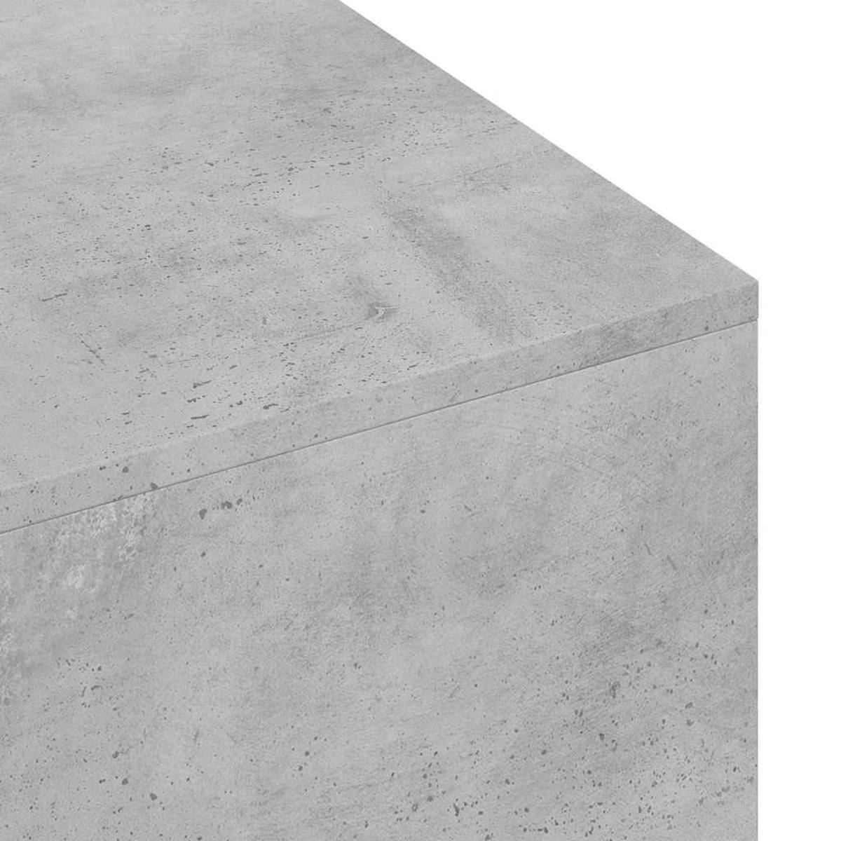 COUCHTISCH Betongrau 100/49,5/31 Cm Holzwerkstoff - Grau, Holzwerkstoff (100/49.5/31cm) - vidaXL