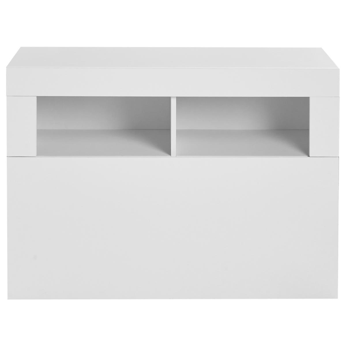 SET HOL alb Bathurst - alb, compozit lemnos (80/60/35cm) - Beliani