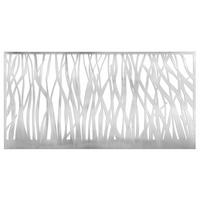 WANDDEKO Silber 120/60 cm - Silberfarben, Metall (6/60/3cm) - KUNSTLOFT