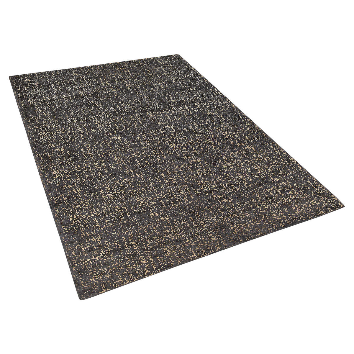 KURZFLOR-TEPPICH Esel 200/140 cm - Grau, Naturmaterialien (140/200cm) - Beliani