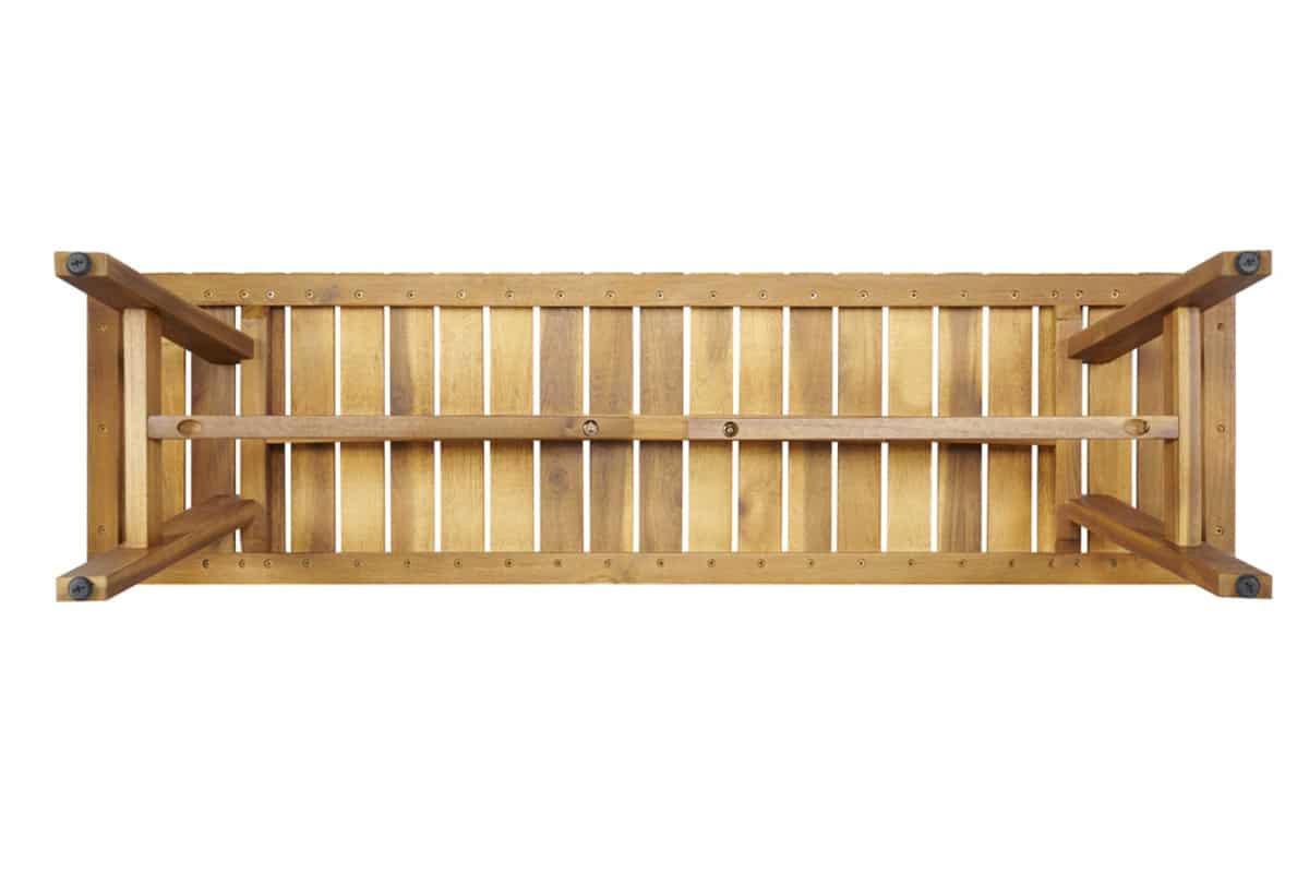 SITZBANK BALI Akazie Natur 110cm - Braun, Holz (110/43/30cm) - riess-ambiente