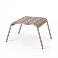 GARTENHOCKER, Taupe - Taupe, Metall (44/30/40cm) - Oviala