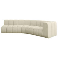 ECKSOFA modulares Sofa Karex-L1 - 308x194x70 cm Beige - Beige, Holzwerkstoff/Textil (308/194cm) - ALTDECOR
