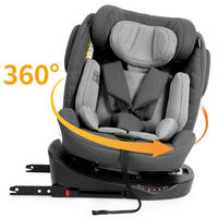 AUTOKINDERSITZ 360° Drehbarer i-Size Kindersitz mit ISOFIX, 40-150 cm - Grau, Textil (51/80/57cm) - BEXEVUE