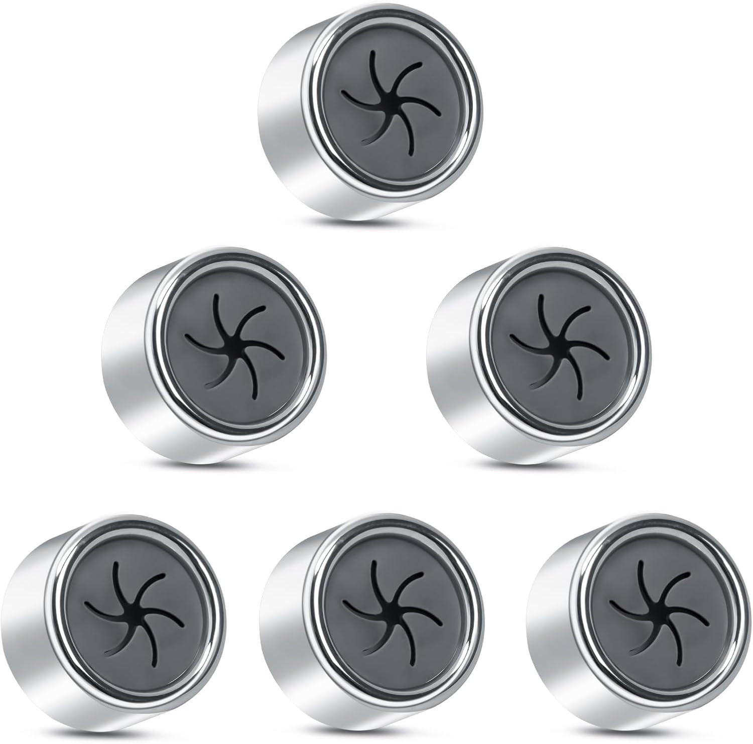 HANDTUCHKLEMME ,6er-Set kein Bohren erforderlich - Silberfarben, Kunststoff (4.2/2.2/4.2cm) - BELZ