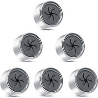 HANDTUCHKLEMME ,6er-Set kein Bohren erforderlich - Silberfarben, Kunststoff (4.2/2.2/4.2cm) - BELZ