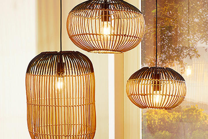 Leuchtenschirm Naturfarben