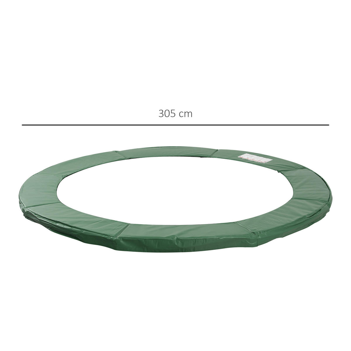 OKRAJOVÝ POČÍN, PE, zelený, Ø305 cm - zelená barva, plast (305/305cm) - HOMCOM