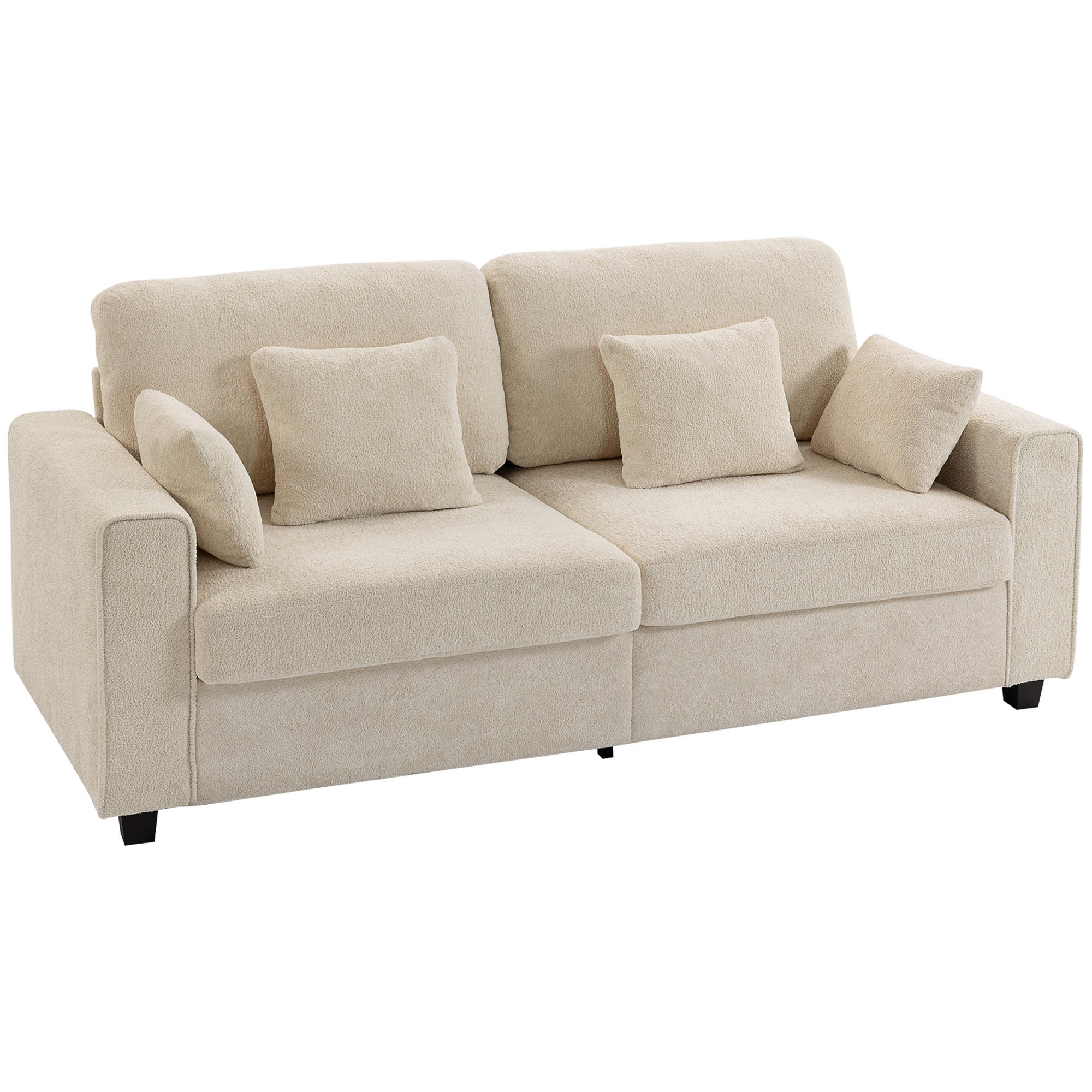 XXXLutz 2-Sitzer Beige 85x90x211.5 cm