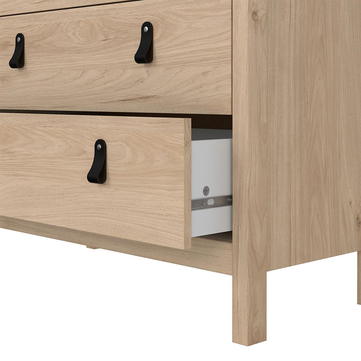 KOMMODE, Madrid, Eiche, Holzwerkstoff, 83 x 39 x 99 cm - Eichefarben, Holzwerkstoff (83/99/39cm) - ebuy24